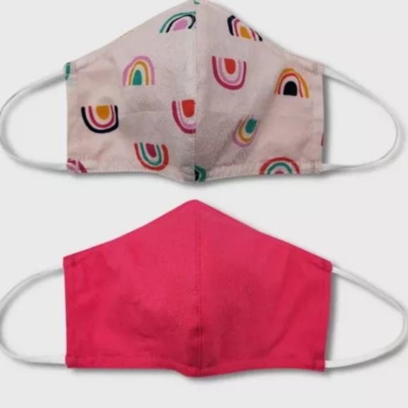 5 Girl's Face Masks: 3 TROLLS & 2 Cat & Jack - Picture 7 of 7